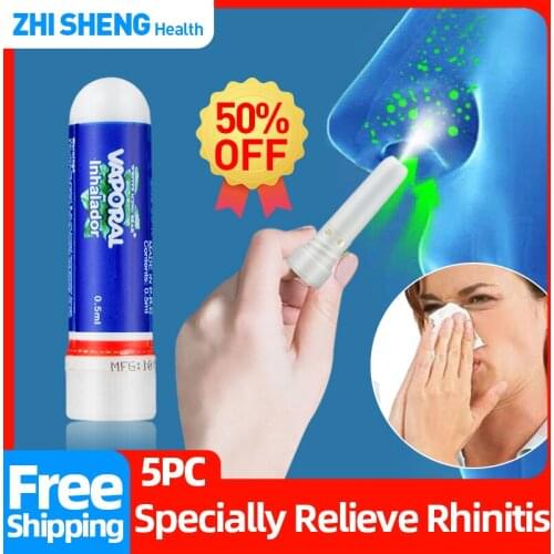 Rhinitis Mint Cream Thailand Original Nasal Inhaler Allergic Sinusitis Cure Runny Nose Cold Herbal Refreshing Artifact