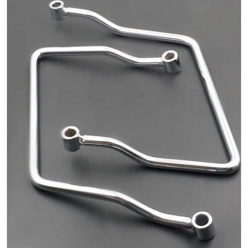 14 cm Saddle bag Support Bar Mount Bracket For Honda Shadow Spirit VT750 DC VT Yamaha Road Star XV1700PC Warrior