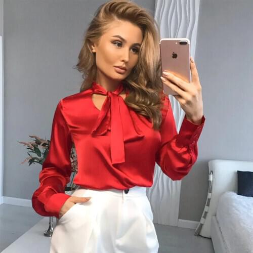 MOARCHO Satin Blouses