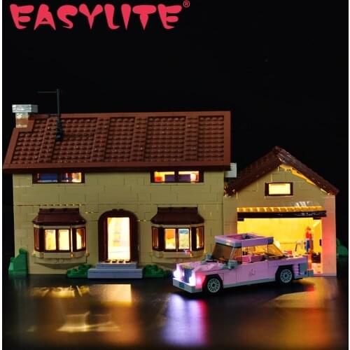 LED Light Kit For 71006 Simpson House Compatible With 16005 DIY Toys Building Blocks Bricks Lighting Set Not Include Model