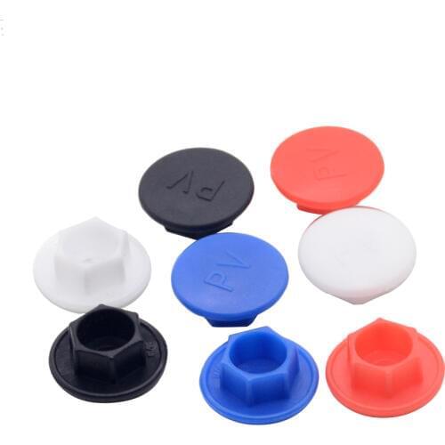 20pcs/lots M3 M4 M5 M6 M8 M10 M12 M14 M16 M18 Plastic Hexagon Head Caps Cover Hex Screws Car Accessories