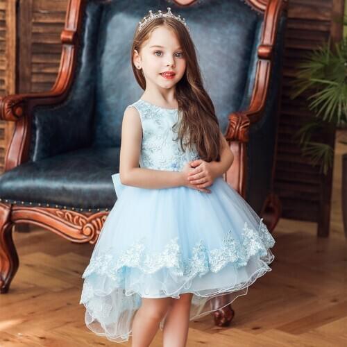 Girls Dress Elegant New Year Princess Children Party Dress Wedding Gown Kids Dresses for Girls Birthday Party Dress toddler
