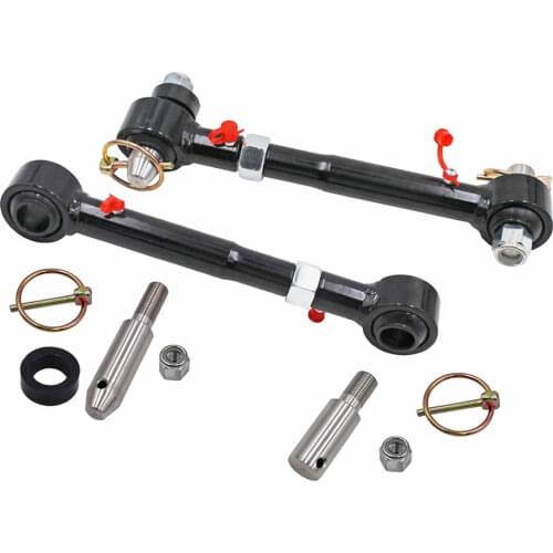 Adjustable Front Sway Barfor JKS #2034 Jeep Wrangler & Unlimited JK 2007-2018 Quicker Disconnect System with 2.5" - 6" of Lift