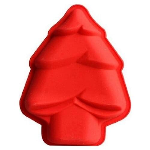 Christmas Tree Silicone Oven Budding Ice Cream Cake Baking Candy Making Moulds Cake Pans Handmade Soap DIY Chocolate Mold