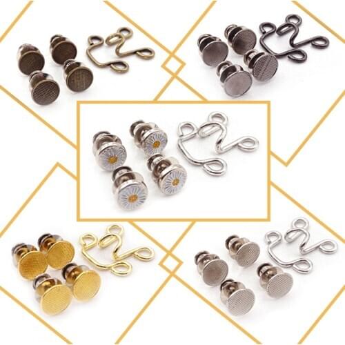 25/32mm Adjustment Button Sewing Accessories Nail-free Waist Buckle Removable Jeans Pants Size DIY Craft Buttons