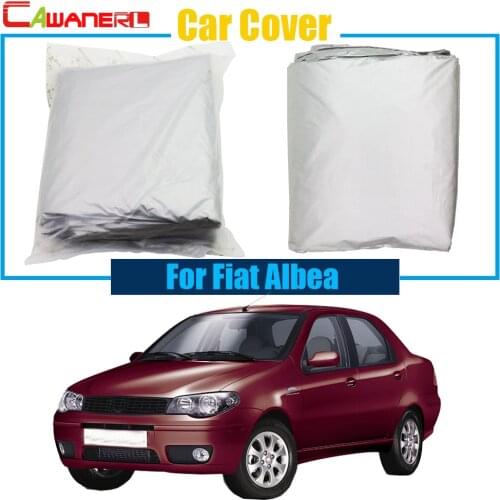 Cawanerl Outdoor Car Cover Sun Shade Auto Anti UV Sun Rain Snow Preventing Protector Cover Dustproof For Fiat Albea