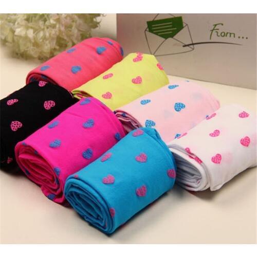 Spring/autumn candy color children tights for baby girls kids cute velvet pantyhose tights stockings for girls dance tights