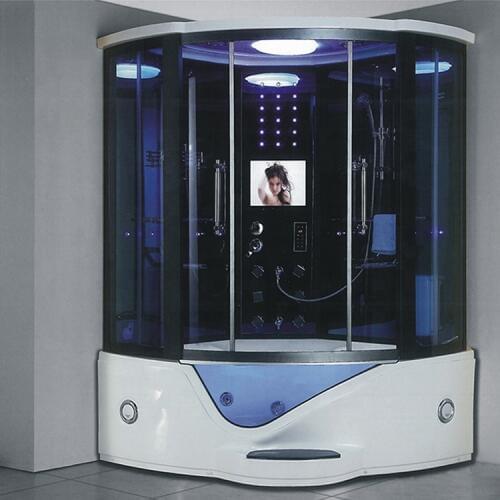 1500X1500X2230mm Double Person Bathroom Steam Shower Enclosure TV Multi-Functional Computer Control Wet Sauna Room 092