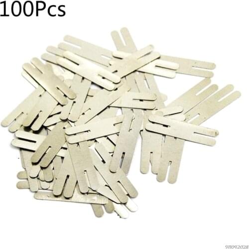 100pcs/lot 0.2x30x8mm H type Nickel Plated Steel Strap Strip Sheets Battery Pack Spot Welding Spot Welder Equipment Wholesales