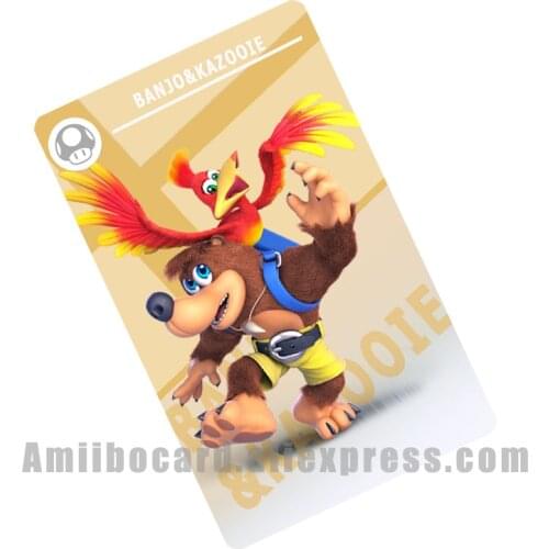 Banjo & Kazooie Terry Bogard Byleth NFC Card for Super Smash Bros Ultimate Switch