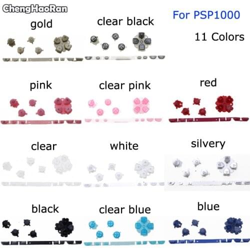ChengHaoRan For PSP 1000 11 colors optional new left ABXY button kit replacement psp1000 PSP 1000 game console service parts