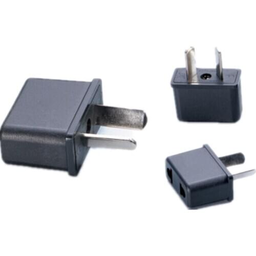 50pcs/lot JHD-9623 Travel Adaptor/Plug Converter in Black *CE Marked US TO EU Travel Adaptor