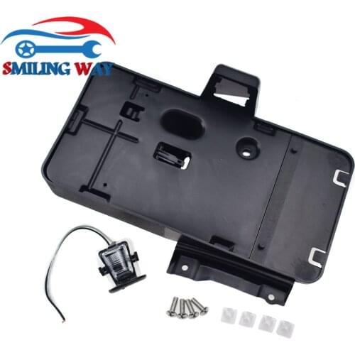 Rear License Plate Bracket Holder & Light & Harness For Jeep Wrangler 3.6L V6 2007 2008 2009 2010 2011 2012 2013 2014 2015 2016