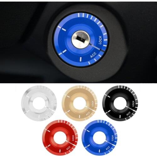 Car Ignition Switch cover auto car accessories,3d sticker For For Volkswagen VW for skoda octavia for Audi Sline Quattro
