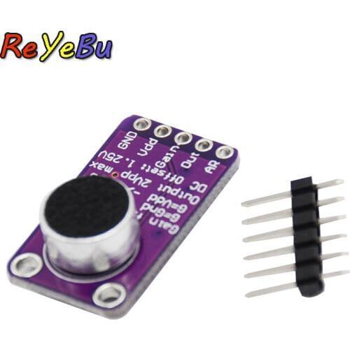 Electret Microphone Amplifier Stable MAX9814 module Auto Gain Control for Arduino