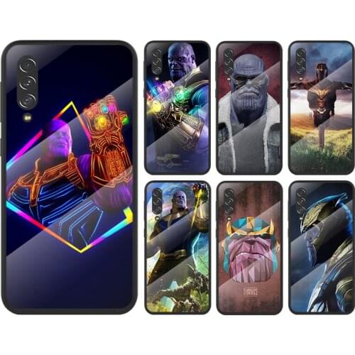 Marvel Thanos Fashion For Samsung Galaxy A91 A81 A72 A71 A52 A51 A41 A31 A21S A11 A01 Tempered Glass Cover Phone Case