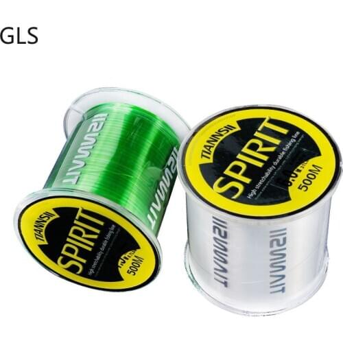 New 500m Super Strong Daiwa Justron Nylon Fishing Line 0.4#-14.0# 2 Colors Japan Monofilament Main Line with Plastic Box