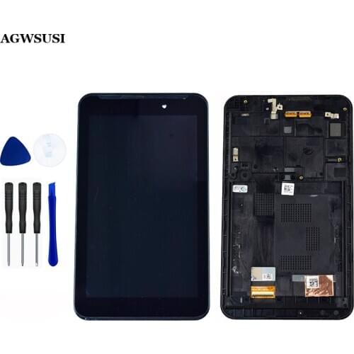 LCD Display Panel + Touch Screen Digitizer Assembly Frame For Asus Fonepad 7 2014 FE170CG ME170C K01a K012 ME170CX k017 ME170CG