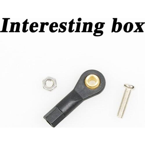 Plastic ball head ball head buckle tie rod head climbing simulation car model ship with different specifications