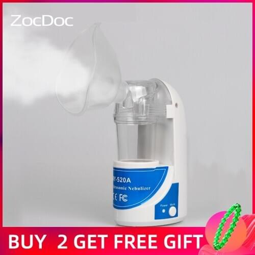 Portable ultrasonic nebulizer inhaler Mini Handheld silent Inhale Nebulizer medical Portable silent nebulizer