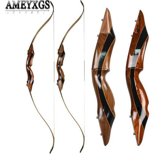 25-55 lbs Recurve Bow 58inch Longbow American Hunting Bow Archery Competition Shooting Training Accessories