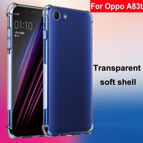 Luxury Shockproof Clear Soft Case Capa For Oppo A83t Phone Cases Silicone Back Cover 5.7'' For Oppo A 83t OppoA83t Phone Shell