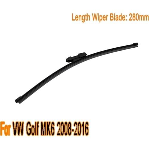 For Volkswagen VW Golf VI MK6 R32 GTI POLO 6R Rear Windscreen Wiper Blade 5K6 955 427A Size 280mm
