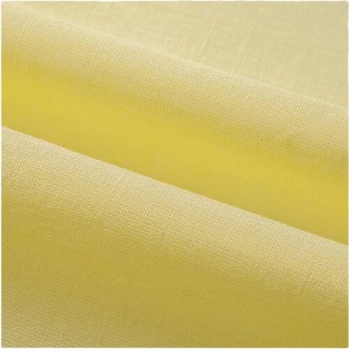 Width 57'' Solid Color Simple Comfortable Breathable Cotton Fabric By The Half Yard For Shirt Dress Sub Clothes Lining Material