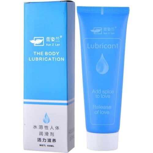 Lubricant 60ml Silicone Human Body Massage Oil Water-Based Masturbate Silk Sex Oil Vaginal Anal Gel Adult Sex Product Gay Sexual