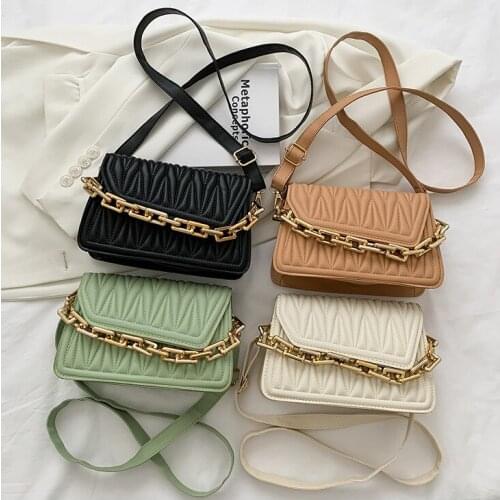 Pu Leather Summer New Fashion Women Crossbody Bags Luxury Designer Female Shoulder Bag High Quality Flap Lock Chain Handbag