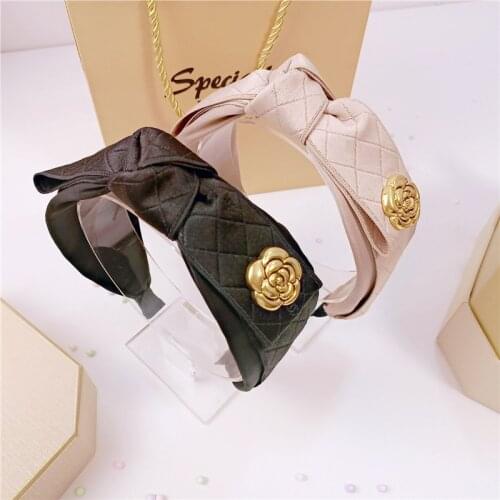 Women Girls Headband Hairband Pearl Rhinestone Fashion Wide Baroque Sponge Black Velvet Vintage Retro Hair Accessories Wholesale