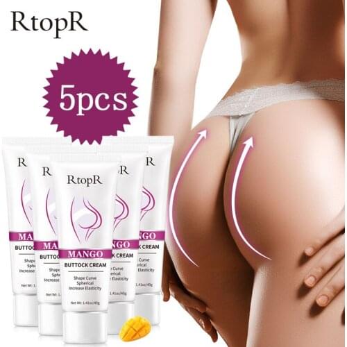 5 PCS Mango Firming Buttock Enhancement Cream Buttock Serum Improves Back Leg Pain And Improves Back Eliminate Printing