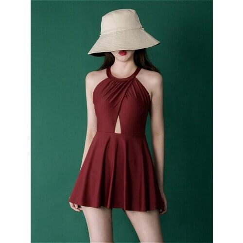 Womens swimsuit 2021 women bikini girl Swimwear Summer Beach Sexy dress one-piece female set Tight plus size shirt clothing