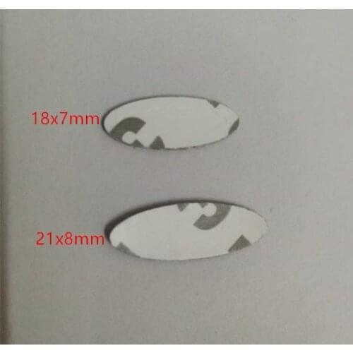 2X Replacement For FORD Car emblem insignia 18*7mm 21*8mm Aluminum DIY sticker KEY LOGO