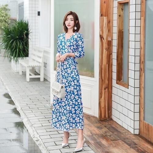 2021 Plus Size Print Summer Dress Evening Long Vintage Dress Party Oversize Short Sleeve Beach Women Dresses Robe Vestido Prom