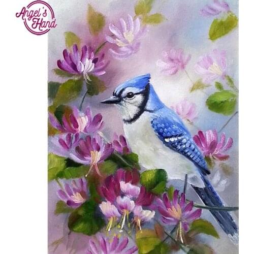 Full square drill diamond embroidery birds&flowers 5d diy diamond painting Cross Stitch Rhinestone mosaic decoration