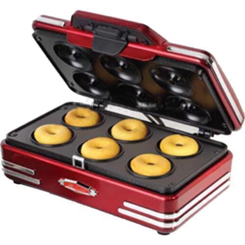 Electric Mini Donut Machine 220V 750W Household Small Breakfast Machine Baking Tools Donuts Waffle Machine RMDM800