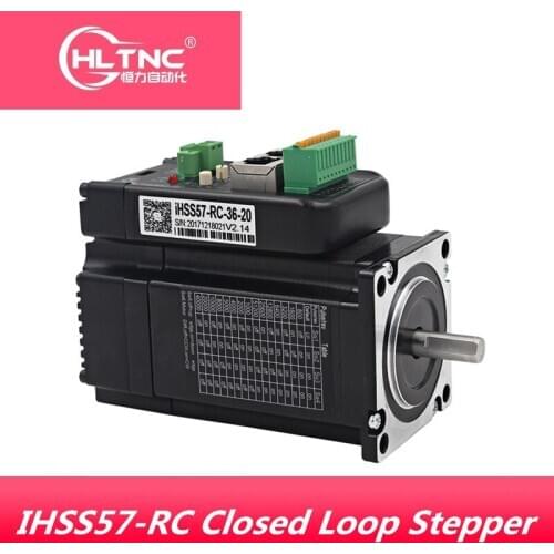 Hybrid Servo RS485 Communication IHSS57-RC Integration Closed Loop Stepper Motor 2NM