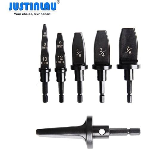 5pcs Hexagonal Handle Air Conditioning Copper Pipe Reamer Metric and British Expander Installation Tools for Air Conditioning
