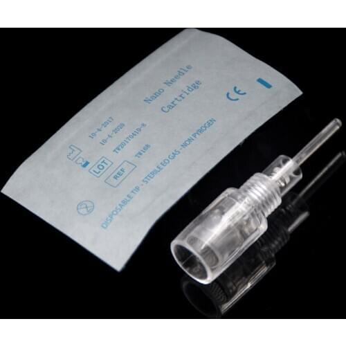 Newest design 50PCS round Electric Derma Pen Needles Bayonet Nano Needle Cartridge for charmant or liberty machine