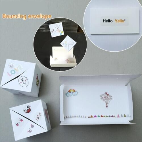 DIY Creative Gift Surprise Valentine Birthday Gift Anniversary Album Envelope Romantic Confession Explosion Box Bouncing Box