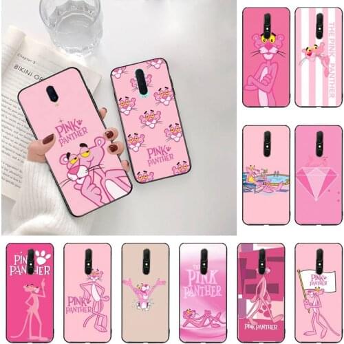 Cartoon Pink Panther pattern Phone Case For Oppo A5 A9 2020 Reno2 z Renoace 3pro A73S A71 F11