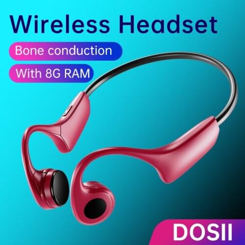 Bone Conduction Headphones Wireless Bluetooth 5.0 Headset MP3 Music Player Stereo Hands-free Running Earphone for Xiaomi Huawei