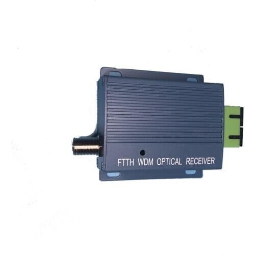 Passive optical receiver demultiplexer with single core and three waves