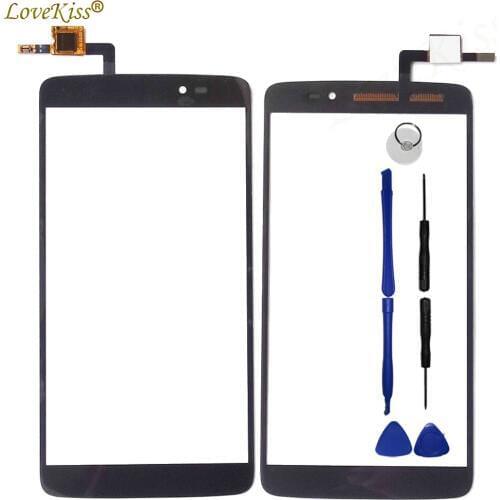 Front Panel For Alcatel One Touch Idol 3 6045 OT-6045 OT-6045K 6045Y Touch Screen Sensor LCD Display Digitizer Outer Glass Cover
