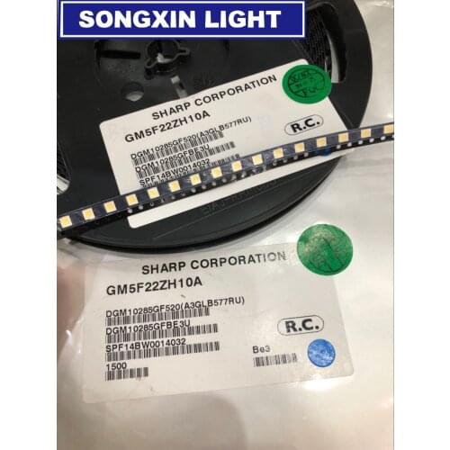 500PCS For SHARP LED TV Application LCD Backlight for TV LED Backlight 1W 3V 3535 3537 Cool white GM5F22ZH10A