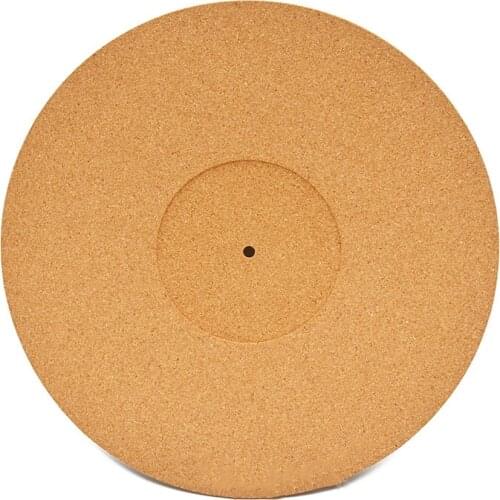 Cork LP Slip Mat Anti-Static Slipmat for 12 Inch LP Vinyl Record Cork Turntable Platter Mat