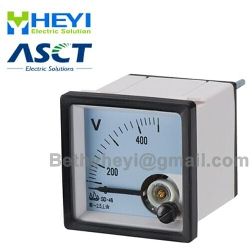 Size 48mm*48mm SD-T48 series AC DC voltage panel meter