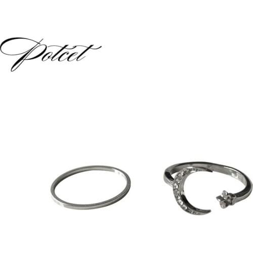 POTCET Rings Adjustable Vintage Simplicity Female Jewelry Geometric Trend