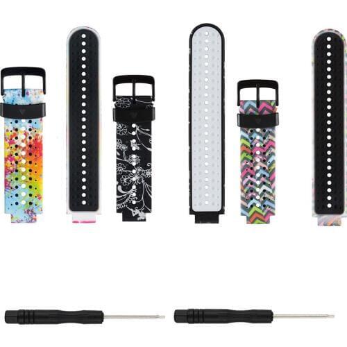 Baaletc For Garmin Forerunner 235 Watch Band Silicone Replacement Strap for Garmin Forerunner 230/235/235Lite/220/620/630/735XT